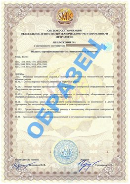 Приложение 1 Ногинск Сертификат ГОСТ РВ 0015-002
